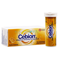 Cebion Vitamina C Compresse Effervescenti Gusto Arancia 10 Compresse