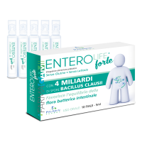 Enterolife Forte 4 Miliardi Integratore Probiotico 10 Fiale Da 5 ml