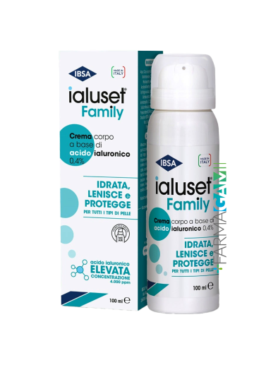 Ialuset Family Crema Corpo Idratante Con Acido Ialuronico 100 ml