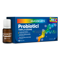 Massigen Probiotici Tripla Azione 10 Flaconcini 