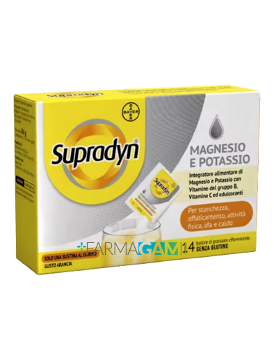 Supradyn Magnesio e Potassio Integratore per Stanchezza e Affaticamento 24 Bustine