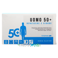 Farmagami Uomo 50+ Integratore Vitamine E Minerali 30 Compresse