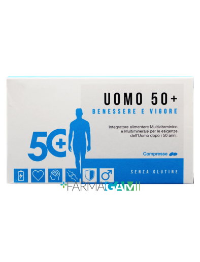 Farmagami Uomo 50+ Integratore Vitamine E Minerali 30 Compresse