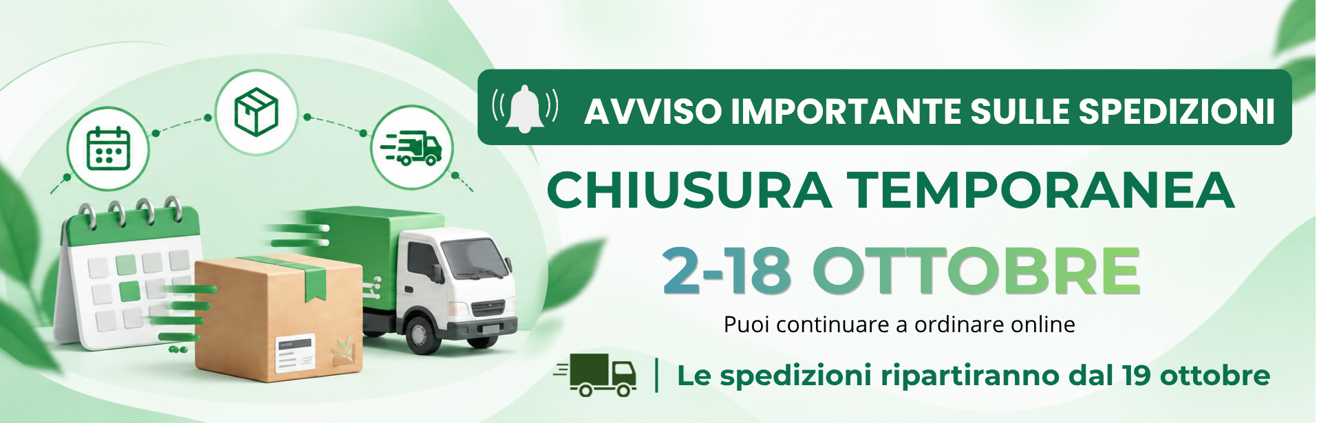 Chiusura Ottobre