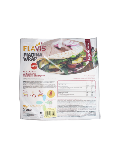 FLAVIS PIADINA APROTEICA WRAP 240G