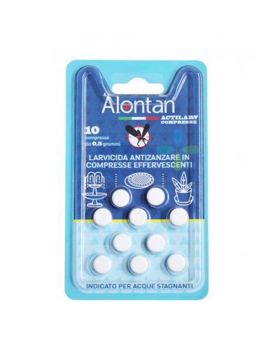 Alontan Actilarv Larvicida 0,5 mg 10 Compresse Effervescenti
