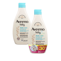 Aveeno Baby  Daily Care Bagnetto Corpo E Capelli 2X250 ml Promozione Pack