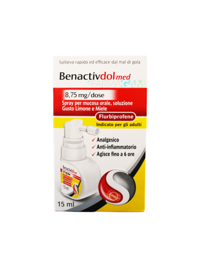 BENACTIVDOLMED*spray mucosa orale 15 ml 8,75 mg/dose