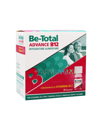 Be-Total Advance B12 Integratore Benessere Fisico E Mentale 30 Flaconcini