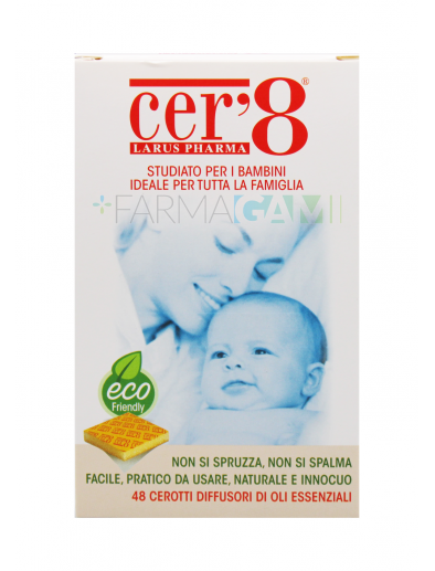 Cer'8 48 Cerotti Diffusori Olio Citronella Anti Zanzare 