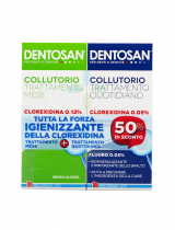 Dentosan Collutorio Bipack Mese 0,12% 200 Ml + Quotidiano 0,05% 200 Ml