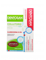Dentosan Collutorio Clorexidina 0,12% 200 Ml + Dentifricio Sensitive 75 Ml Omaggio