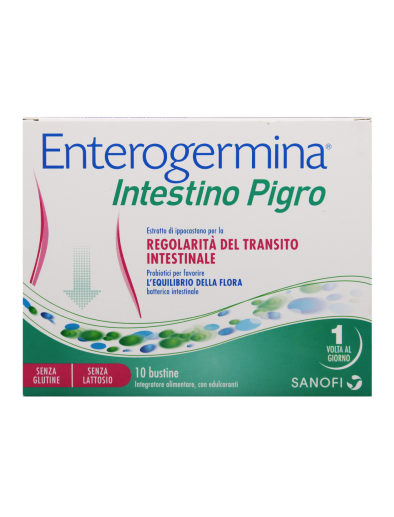 Enterogermina Intestino Pigro Integratore Benessere Intestinale 10 Bustine