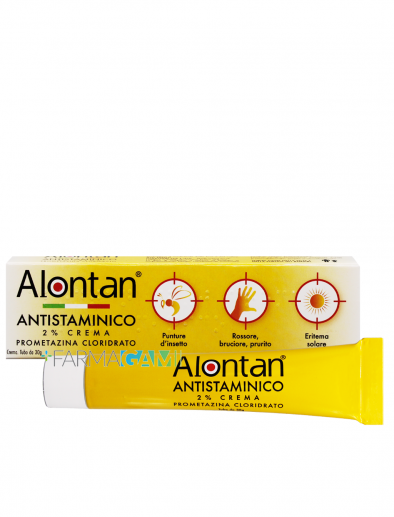 Alontan Antistaminico 2% Crema Dermatologica Uso Topico 30 g