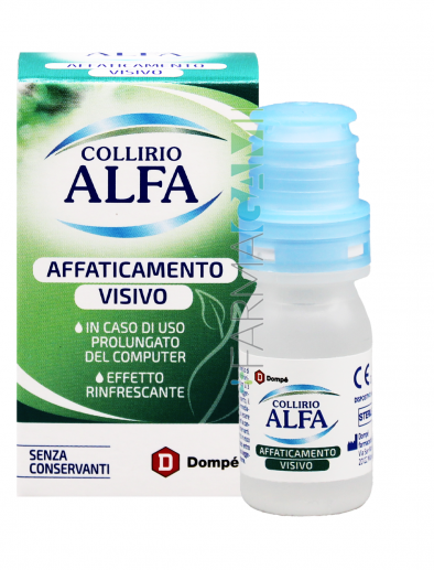 Collirio Alfa Affaticamento Visivo ad Azione Rinfrescante 10 ml