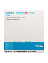 Connettivinabio Plus Garza 10x10 cm 10 Pezzi