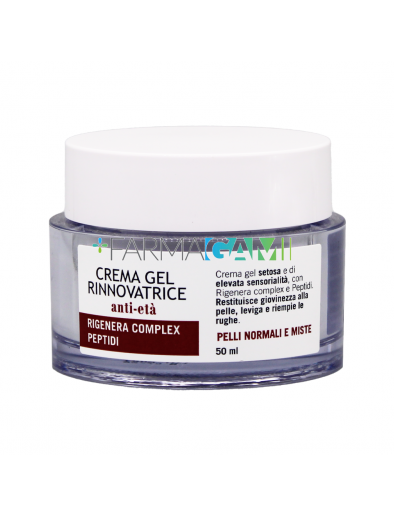 FarmaGami - Crema Gel Rinnovatrice Anti-età con Peptidi 50 ml