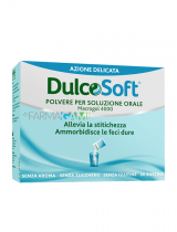DulcoSoft Polvere Trattamento della Stitichezza con Macrogol 20 Bustine