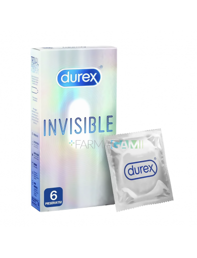 Durex Invisible Ultra Sottili 6 Preservativi