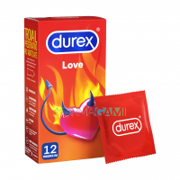 Durex Love 12 Preservativi Anatomici Lubrificati