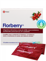 Florberry Integratore Mirtillo Rosso Benessere Vie Urinarie 10 Bustine