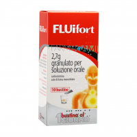 Fluifort* 2,7 g Mucolitico Granulato Per soluzione Orale 10 Bustine