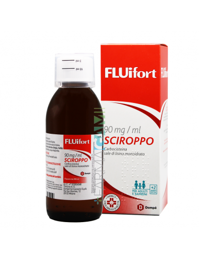 Fluifort 90 mg/ml Sciroppo Mucolitico 200 ml 