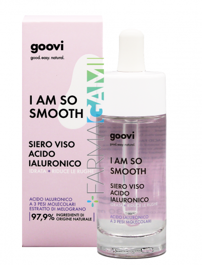 Goovi I am So Smooth Siero Viso Acido Ialuronico Antirughe 30 ml