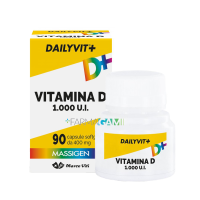 Massigen Dailyvit Integratore Vitamina D 1000 Ui 90 Capsule Softgel