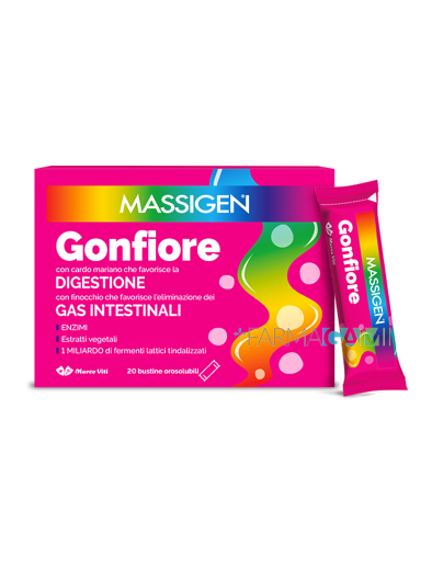 Massigen Gonfiore Integratore Benessere Intestinale 20 Stick Pack