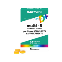 Massigen Dailyvit Multivitaminico Gruppo B Integratore Stanchezza e Affaticamento 30 Compresse
