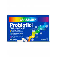 Massigen Probiotici Tripla Azione 10 Capsule