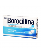 Neoborocillina* Antisettico Orofaringeo Senza Zucchero 16 Pastiglie 1,2 Mg + 20 mg