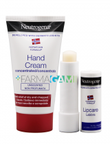 Neutrogena Crema Mani Concentrata Non Profumata + Lipstick Bundle