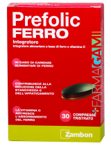 Prefolic Ferro Integratore Vitamina C e Ferro 30 compresse