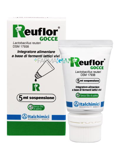 Reuflor Integratore Fermenti Lattici Vivi Gocce 5 ml