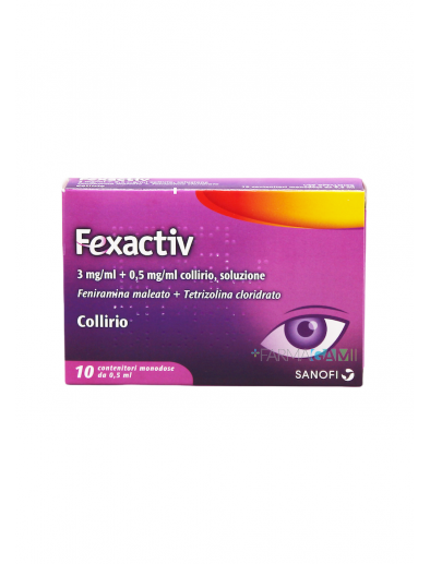FEXACTIV* COLLIRIO ANTISTAMINICO 10 FLACONCINI MONODOSE 0,5 ML