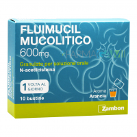 Fluimucil Mucolitico* 600 mg Granulato Soluzione Orale 10 Bustine 