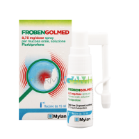 FROBENGOLMED* 8,75 mg flurbiprofene spray mal di gola antinfiammatorio 15 ml 