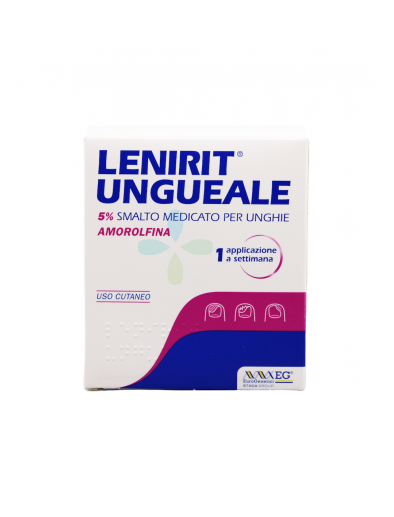 Lenirit Ungueale* Onicomicosi 5% Amorolfina Smalto Unghie 2,5 ml