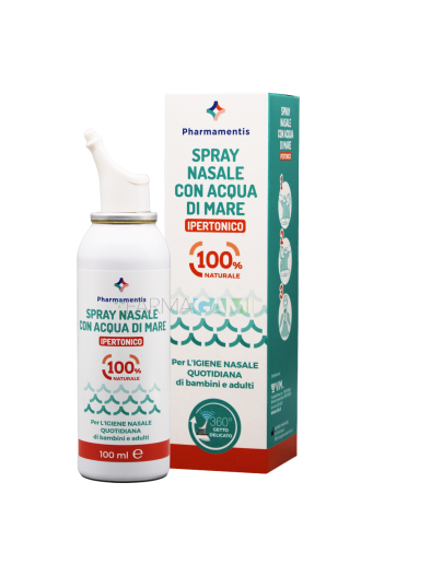 Pharmamentis Ipertonico Spray Nasale Con Acqua di Mare 100 ml