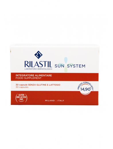 RILASTIL SUN SYSTEM INTEGRATORE ANTIOSSIDANTE 30 CAPSULE SENZA GLUTINE