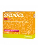 SPIDIDOL* 400 MG ibuprofene 12 bustine granulato soluzione orale aroma albicocca 