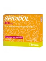 SPIDIDOL* 400 MG ibuprofene 12 bustine granulato soluzione orale aroma albicocca 