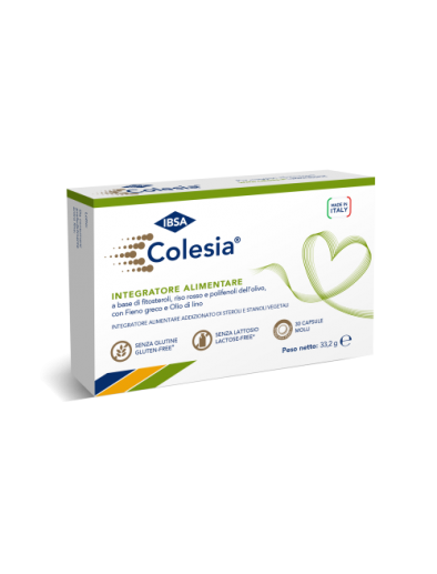 Colesia Soft Gel Integratore Colesterolo 30 Capsule Molli Nuova Formulazione 