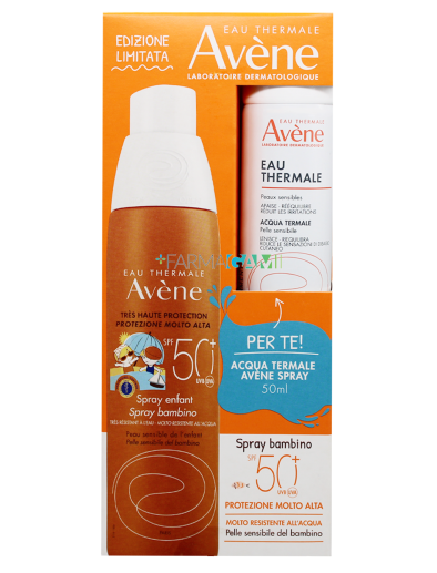 Avène Kit Spray Bambino SPF50+ 200 ml + Eau Thermale Avène Spray 50 ml