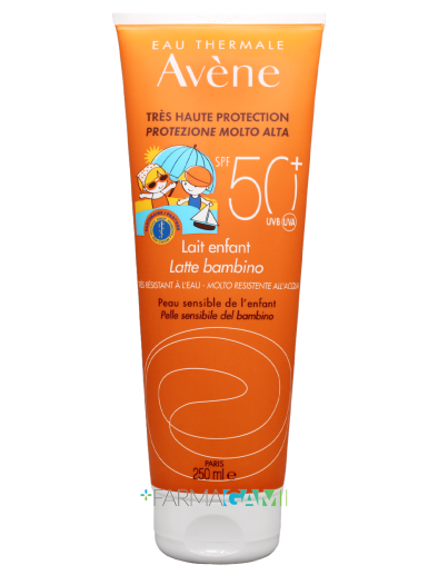 Avène Solare Bambini 50+ Latte Protezione Alta Waterproof 250 ml