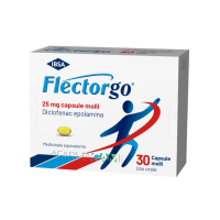 Flectorgo Dolori Articolari Muscolari e Mal di Testa 30 Capsule Molli 25 mg Flectorgo Dolori Articolari Muscolari e Mal di Testa 30 Capsule Molli 25 mg