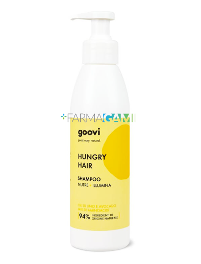 Goovi Shampoo Nutre e Illumina con Olio di Lino e Avocado 240 ml