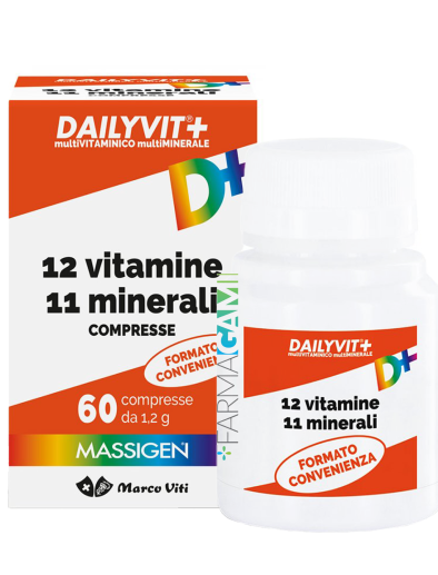 Massigen Dailyvit Integratore Multivitaminico e Multiminerale 60 Compresse 